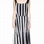 Image result for Black and White Vertical Striped Dress