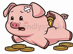 Image result for Broken Piggy Bank Clip Art