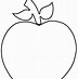 Image result for Apple Clip Art Line