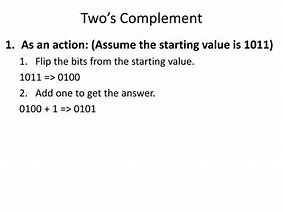 Image result for Two Complement Format