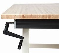 Image result for Handle Crank Adjustable Desk