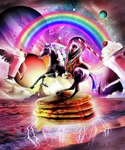 Image result for Cat Riding Unicorn