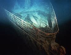 Image result for Sunken Titanic Real Pictures