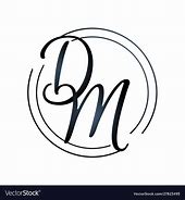 Image result for DM Initial Letter Logo Samples