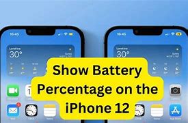 Image result for How to Change iPhone Battery to Percentage Lancher