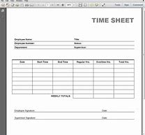 Image result for Construction Weekly Time Card Template