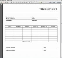 Image result for Paper Time Card