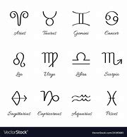 Image result for Astrology Symbols in Calligraphy
