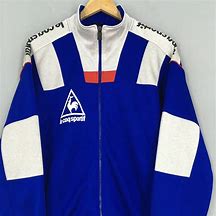 Image result for Le Coq Sportif Many Logo Jacket
