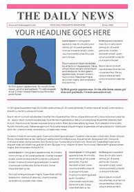 Image result for Newspaper Template Free Download