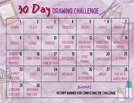 Image result for 25 Day Drawing Challenge
