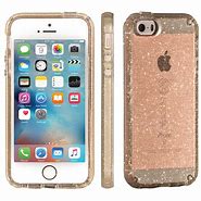 Image result for Clear Phone Case with Glitter iPhone SE