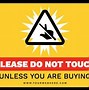 Image result for Rentokil PCI Do Not Touch Sign