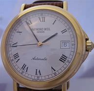 Image result for Raymond Weil White Gold Watch