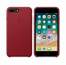 Image result for Red iPhone 8 Plus Leather Case