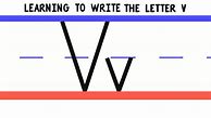 Image result for Write Letter V
