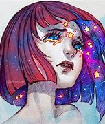 Image result for Galaxy Person Art