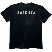 Image result for Black and Yellow BAPE Shirt