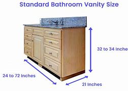 Image result for Standard Vanity Sizes