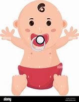 Image result for Baby Cartoon with Pacifier