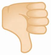 Image result for Thumbs Down iPhone Emoji Transparrent