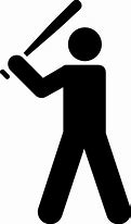 Image result for Stick Figure Playing Baseball