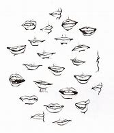 Image result for Mouth Ref Drawing