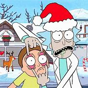 Image result for Rick and Morty Christmas Wallpaper