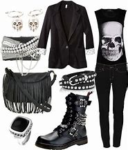 Image result for Rocker Girl Outfit Polyvore