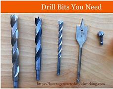 Image result for Types of Drills for Wood