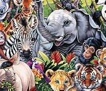 Image result for Puzzle of Animals