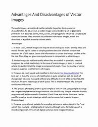 Image result for Vector Graphics Disadvantages