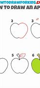 Image result for How to Draw an Apple Very Simple