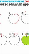 Image result for How to Draw à Apple