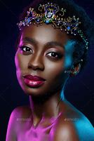 Image result for Side View Black Woman with a Crown