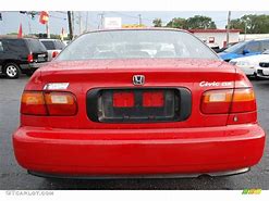 Image result for Honda Civic 1993 Red