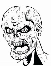 Image result for Scary Zombie Coloring Pages