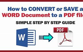 Image result for How to Make It a PDF