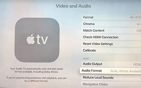 Image result for Apple TV 4K Audio Settings