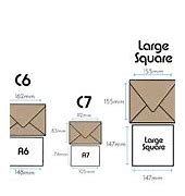 Image result for Small Envelope Size Chart