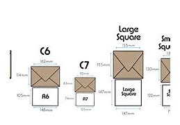 Image result for Standard 10 Envelope Size in Cm