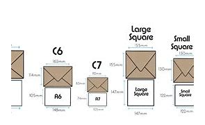 Image result for Envelope Sizes 130X240