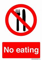 Image result for Do Not Eat Symbol