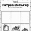 Image result for Preschool Measuring Pumpkins