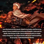 Image result for Fate Stay Night Quotes