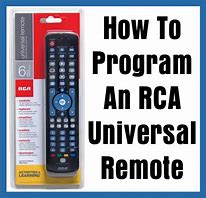 Image result for Program RCA Universal Remote Codes