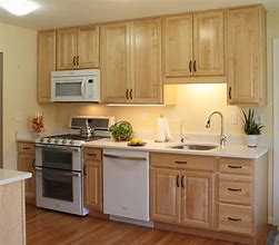 Image result for Maple Wood Kitchen Cabinets