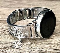 Image result for Real Silver Galaxy Watch Bands