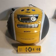 Image result for Sony Yellow Boombox