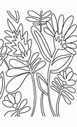 Image result for Flower Paint by Number Template